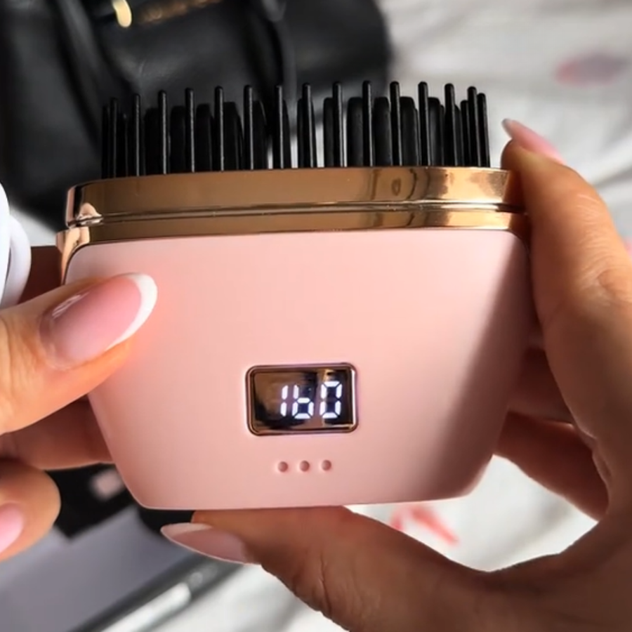 Elige la temperaturaSelecciona entre 140°, 160° o 180° según tu tipo de cabello para una experiencia cómoda y personalizada.